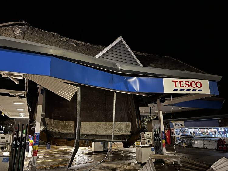 Tesco Extra petrol station in Fullbridge, Maldon to be shut for 11 weeks  after roof collapse - Essex Live