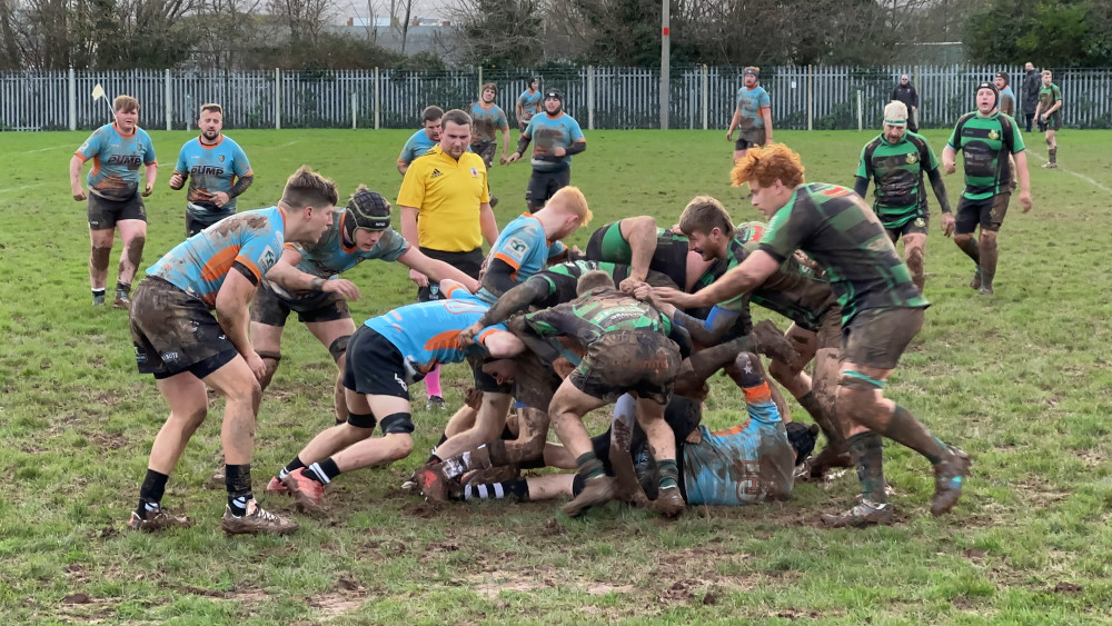 A ruck (Withycombe RFC)