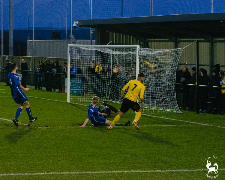 Hucknall Town produced an excellent second half performance to thrash West Bridgford 4-1 at The RM Stadium on Saturday. Photo courtesy of Lee Fox Photography.