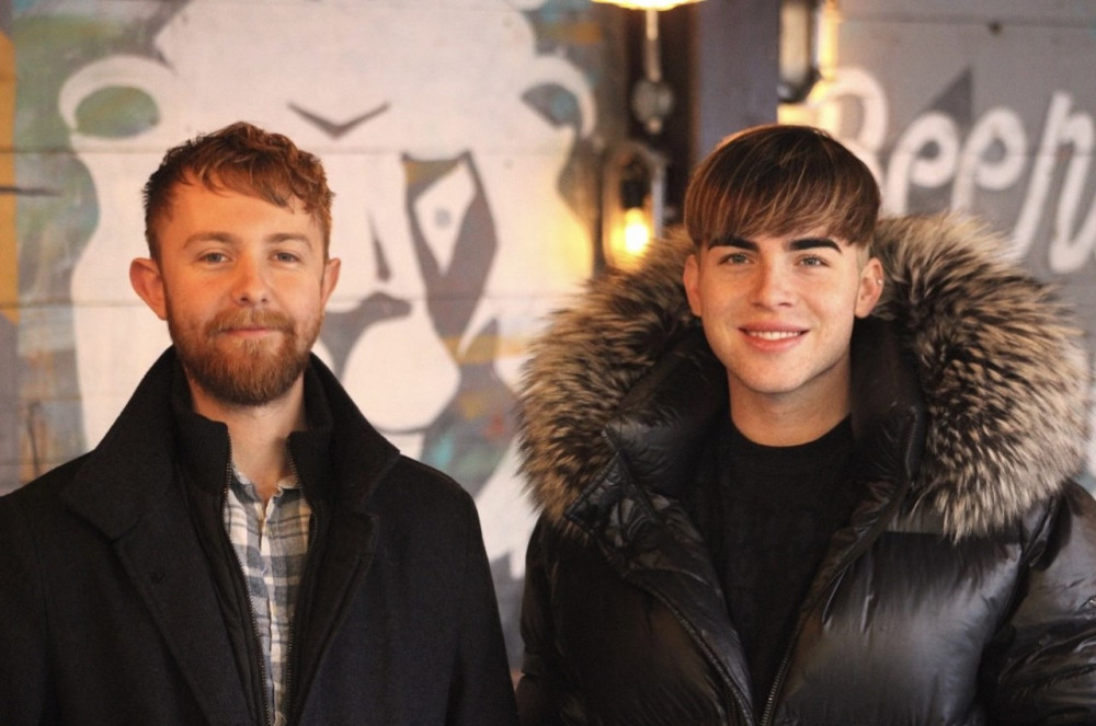 Jack Bellis (left) and Kyle Frost (right) are the new publicans behind The White Lion. (Image - Alexander Greensmith / Macclesfield Nub News)