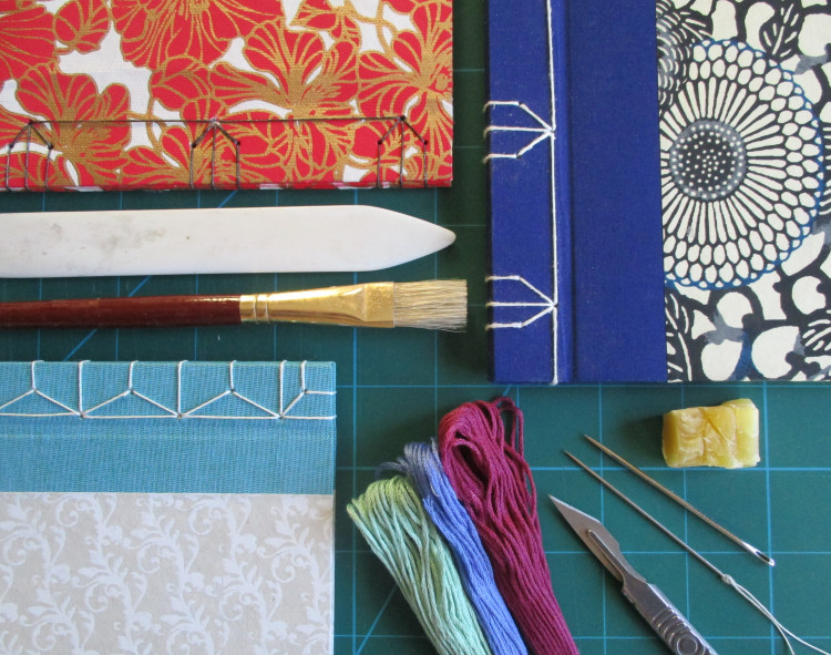 In this fascinating workshop, you’ll be introduced to the fundamentals of bookbinding, using traditional skills and techniques to create your own bespoke hard backed notebook to take home with you.