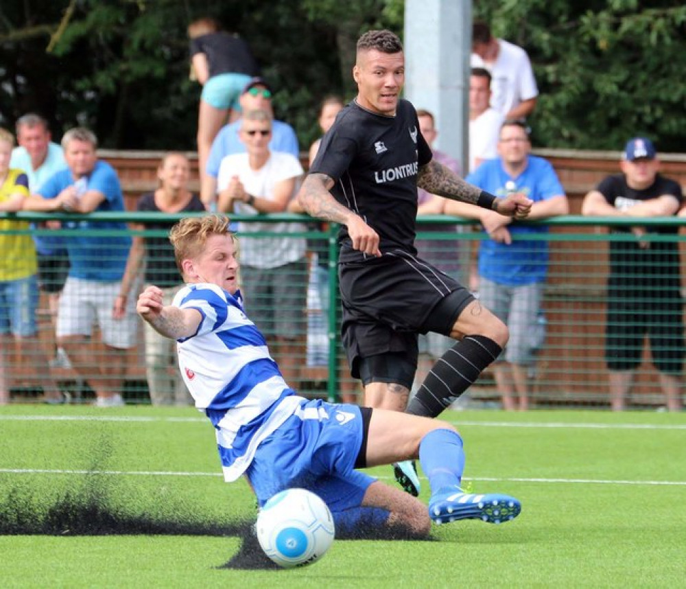 Hampton and Richmond were held by ten-man Oxford City at home. Photo: Steve Daniels.