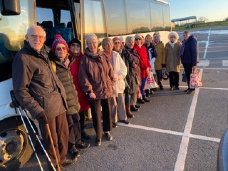 Some of the Carers group before ascending to come back home after a lovely day out (Credit: Winnie Cameron) 