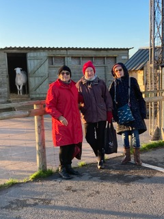 Left to right: Barbara East, Kay Lawrence and Katrina Davis (Credit: Winnie Cameron)