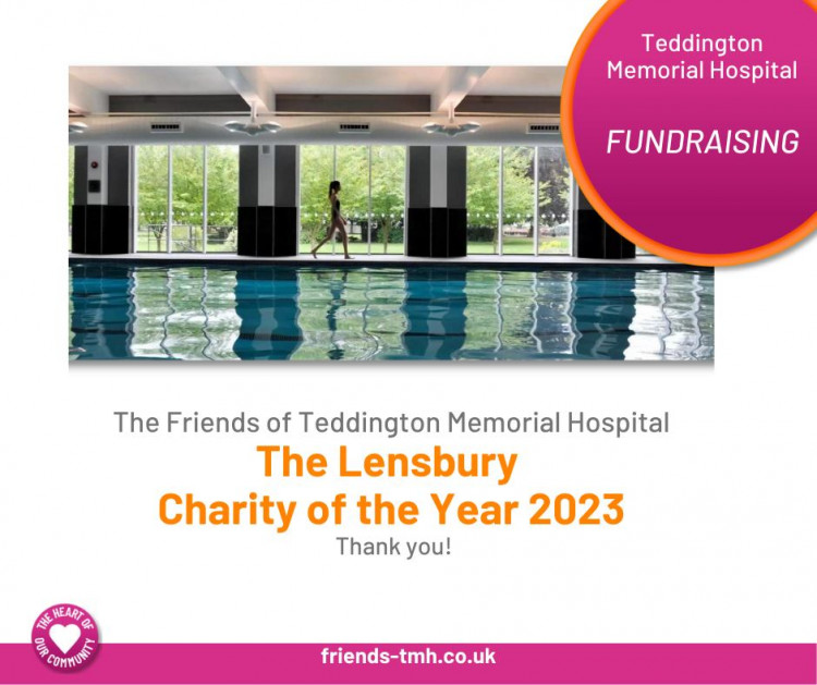 The Friends of Teddington Memorial Hospital has been named The Lensbury’s Charity of the Year