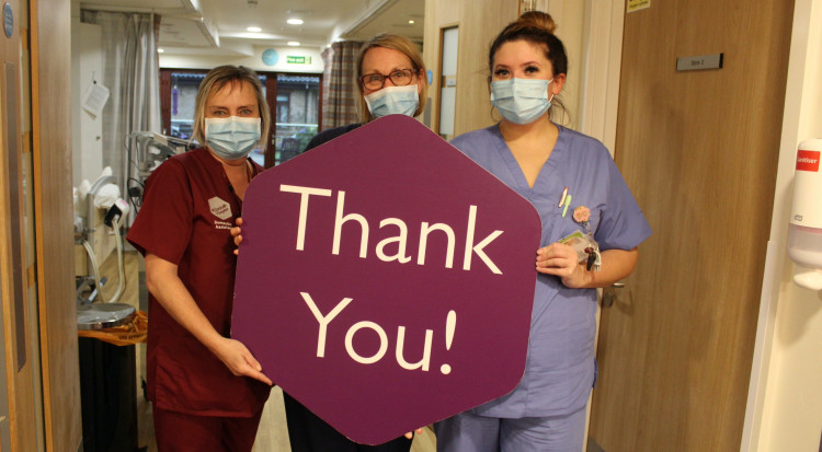 St Elizabeth Hospice staff say thanks