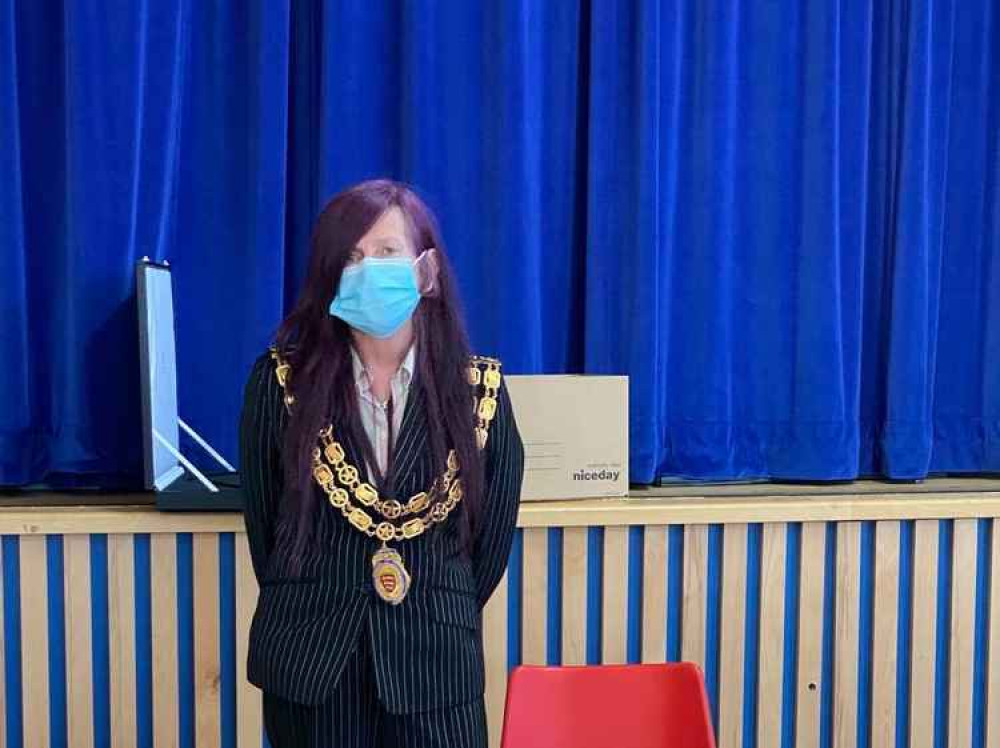 Burnham-on-Crouch Town Mayor Vanessa Bell after being elected this week
