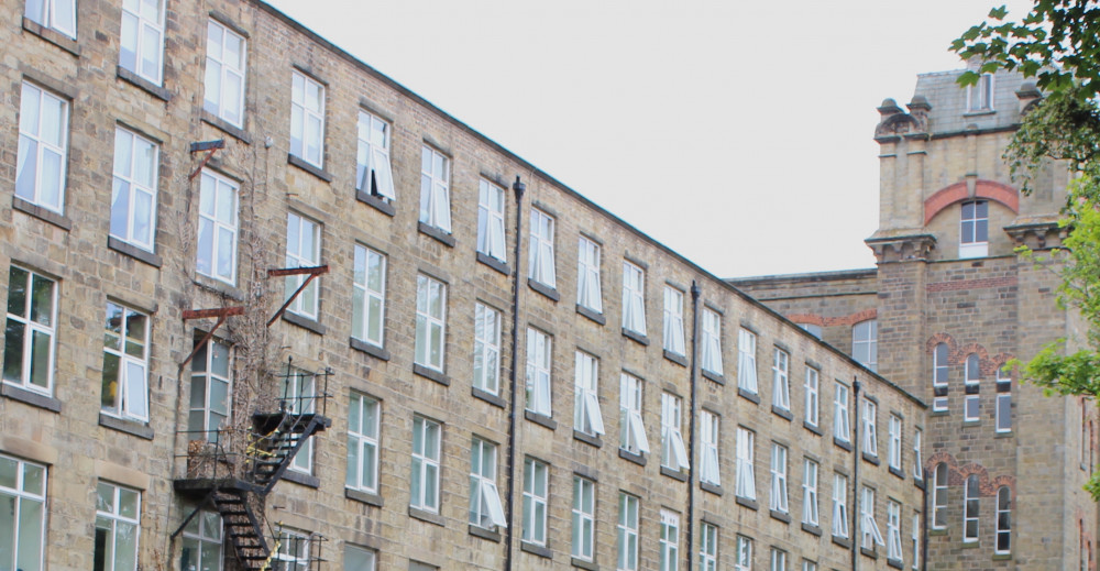 Clarence Mill, as photographed from the adjacent canal. (Image - Alexander Greensmith / Macclesfield Nub News)