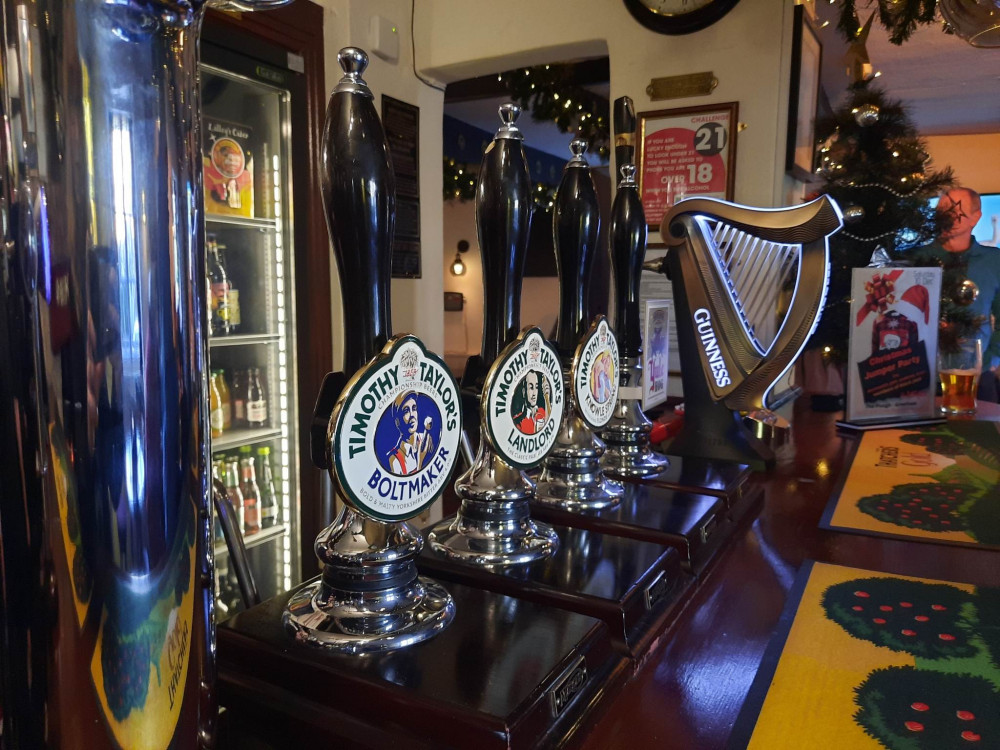 The Plough, Greetham, has a great selection of food and beers.