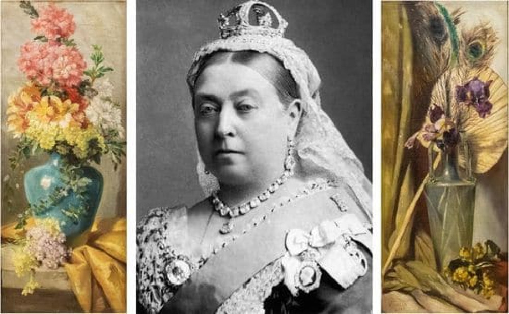 Two original paintings by Queen Victoria are set to feature in a Teddington fine art auction next week (Credit: Hansons Auctioneers)