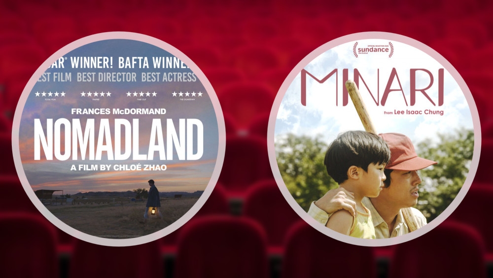 The next two films to be shown are Nomadland and Minari, both of which were 2021 Oscar winners.