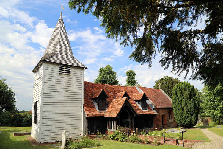 The church at Greensted