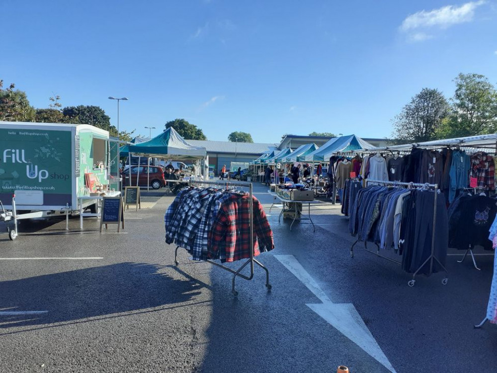  Alsager's Wednesday market is currently on part of Fairview car park near Asda. 