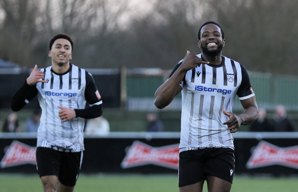 Hanwell Town got their first win of 2023 in emphatic fashion against North Leigh. Photo: Hanwell Town. Hanwell Town got their first win of 2023 in emphatic fashion against North Leigh. Photo: Hanwell Town.