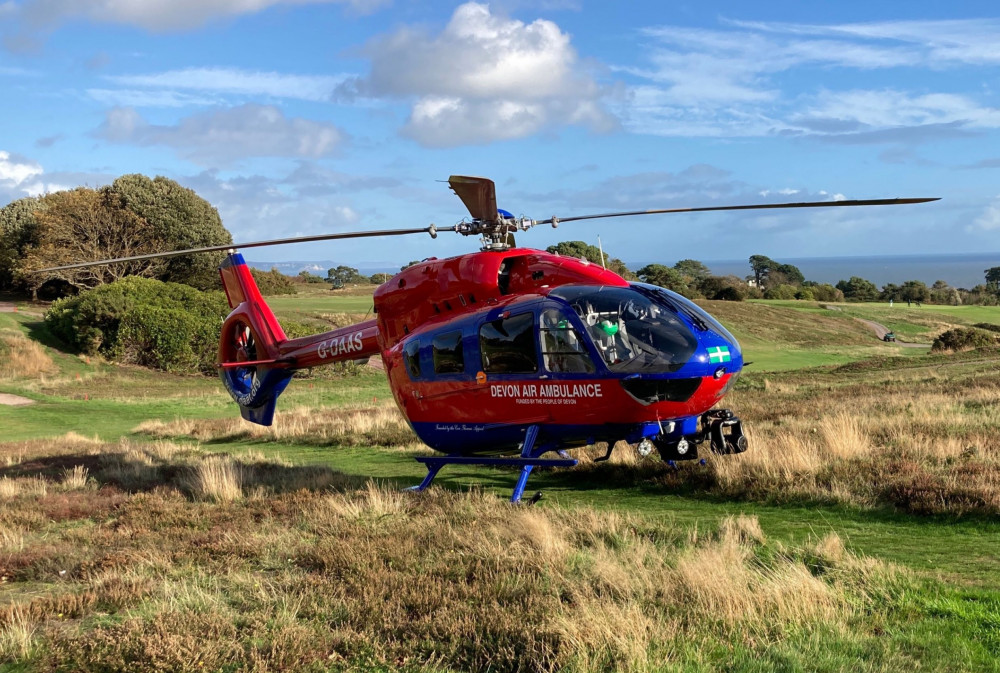 The charity attended over 1800 incidents in 2022 (Devon Air Ambulance)