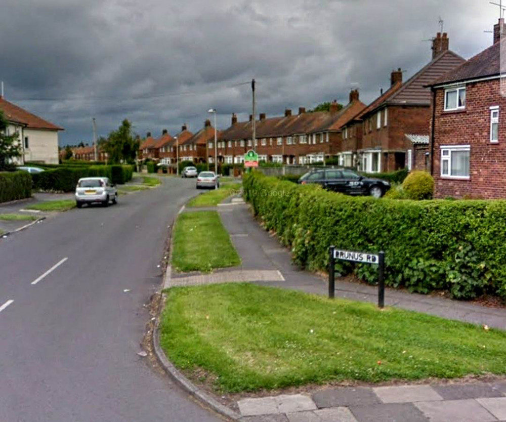 The incident on Prunus Road happened at 11:54am on Tuesday (January 24) - close to Sir William Stanier School (Google). The incident on Prunus Road happened at 11:54am on Tuesday (January 24) - close to Sir William Stanier School (Google).