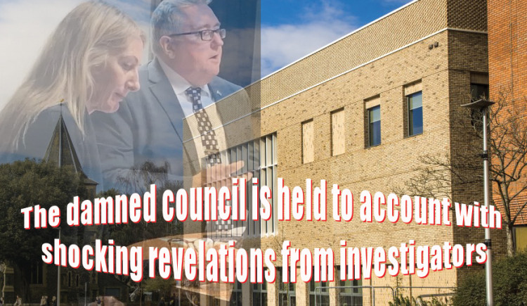 Insularity and incompetence: CEO Lyn Carpenter and former leader Cllr Rob Gledhill led the council into financial meltdown