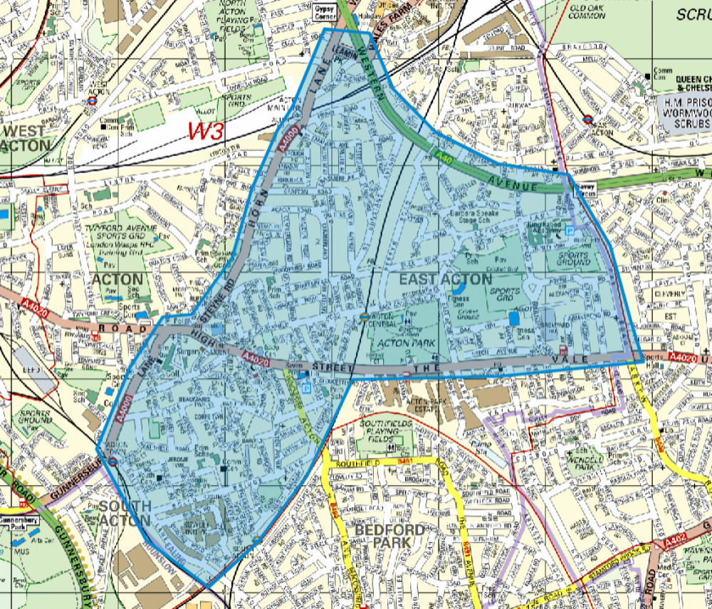 A dispersal zone has been authorised in East Acton. Photo: Ealing Police. A dispersal zone has been authorised in East Acton. Photo: Ealing Police.