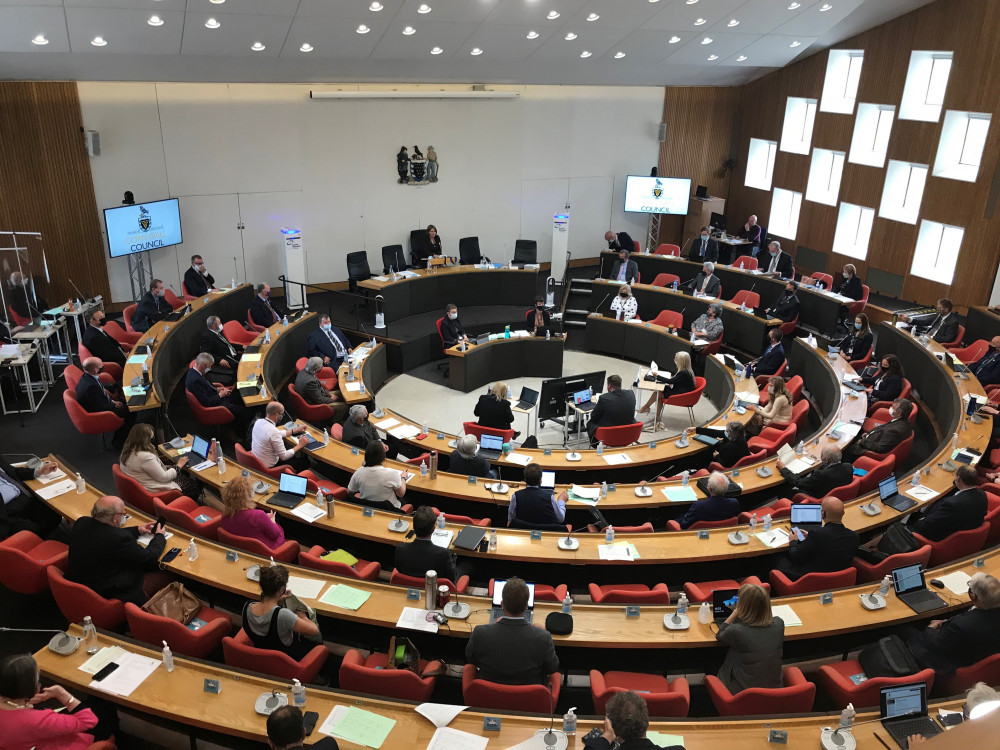 Cornwall Council Chamber 