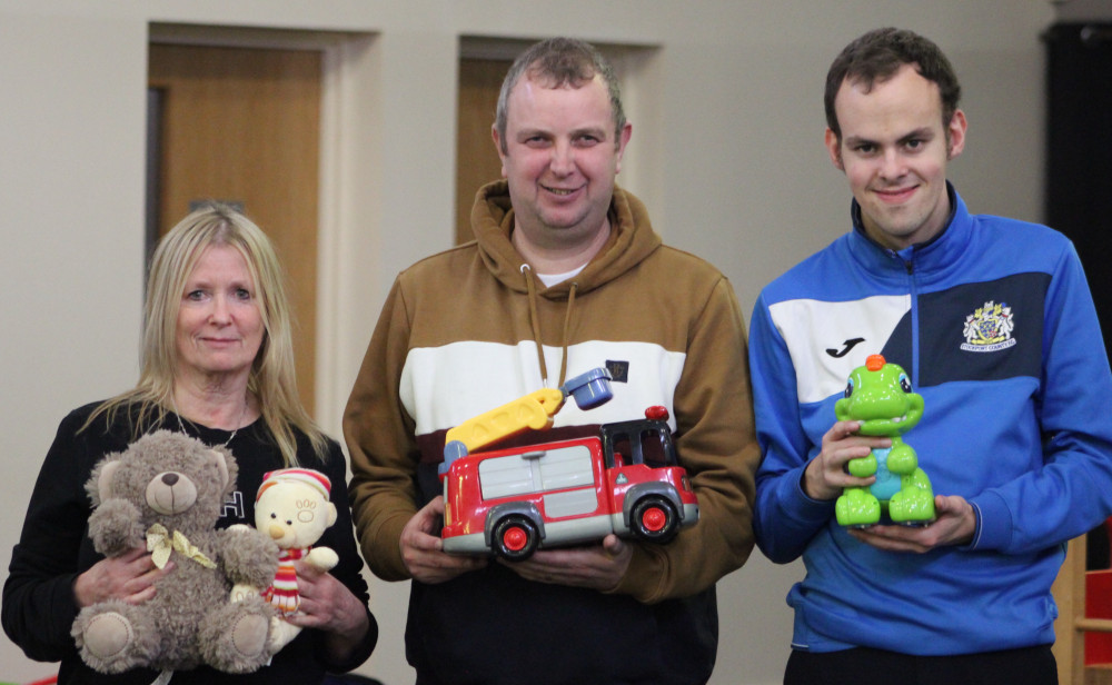 Mandy, Gary and Jim of Rainbow Tots at Cavalry Church Macclesfield. (Image - Alexander Greensmith / Macclesfield Nub News)