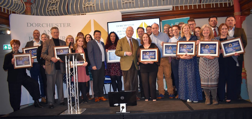 Winners at last year's Dorchester Business Awards