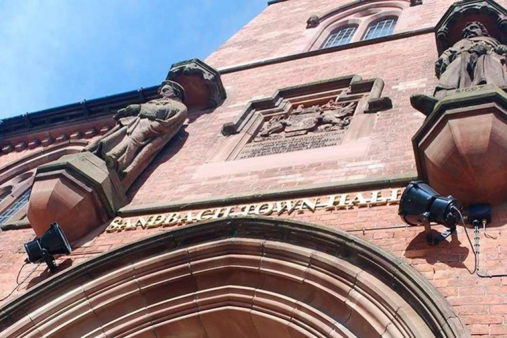 The ballroom at Sandbach Town Hall is the venue for the mayor's charity quiz night on Saturday. 