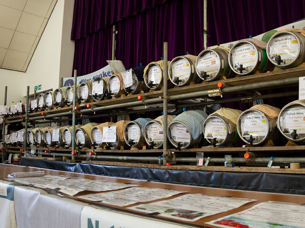 The Hucknall Beer Festival returns next month for the first time in three years following a two-year hiatus due to the Coronavirus pandemic. Photo courtesy of The John Godber Centre.