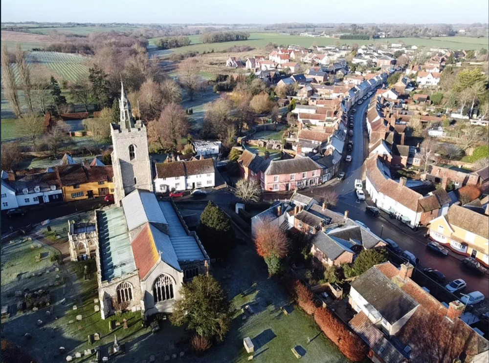 Boxford church from on high (Picture: Chapman Stickels)