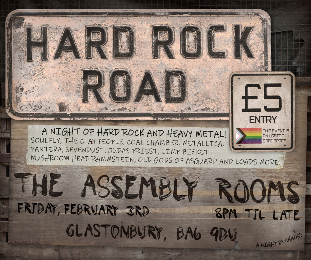 A night of metal and hard rock at The Assembly Rooms in Glastonbury 