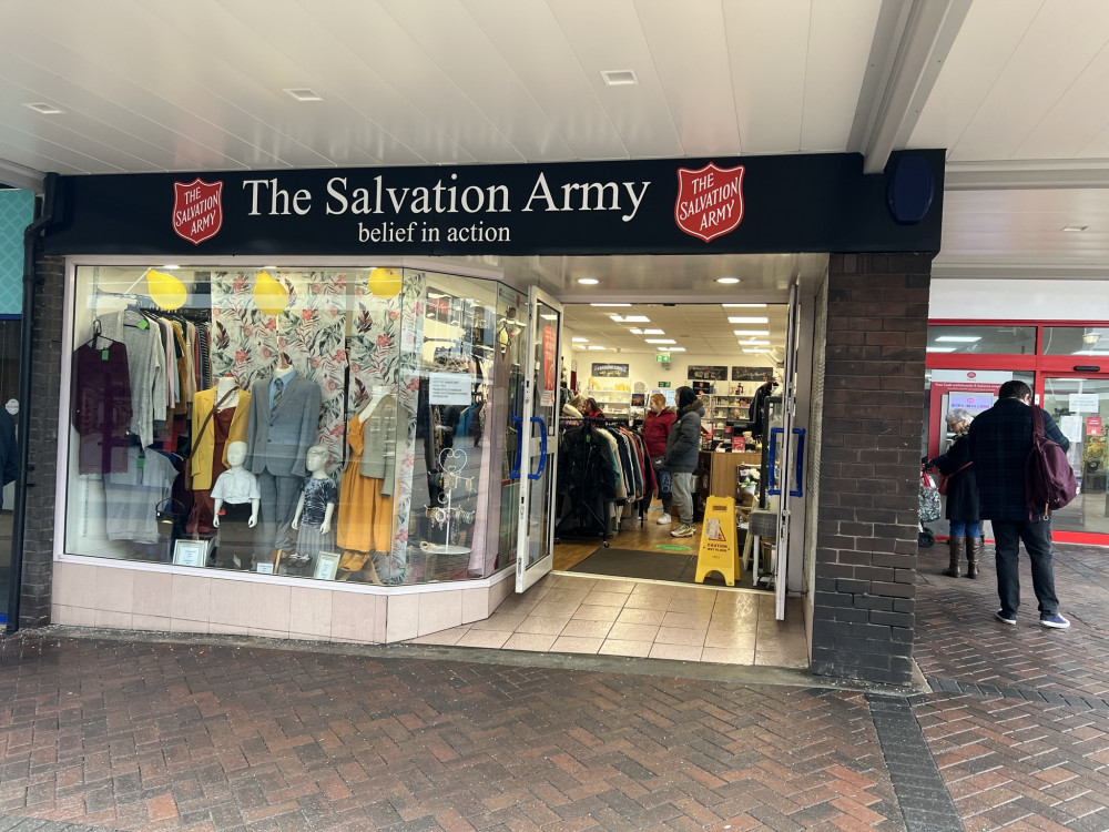 Salvation Army charity shop, Bennett Precinct, Longton (Sarah Garner).