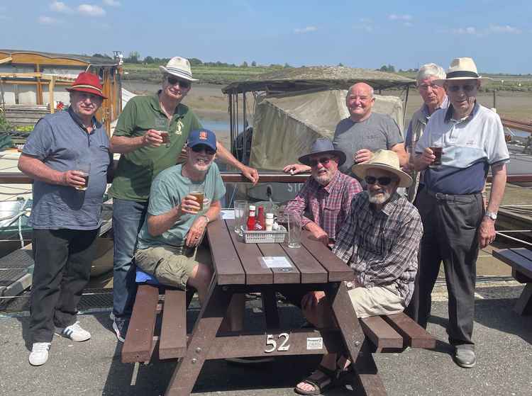 The Real Ale Group meeting at The Queen's Head