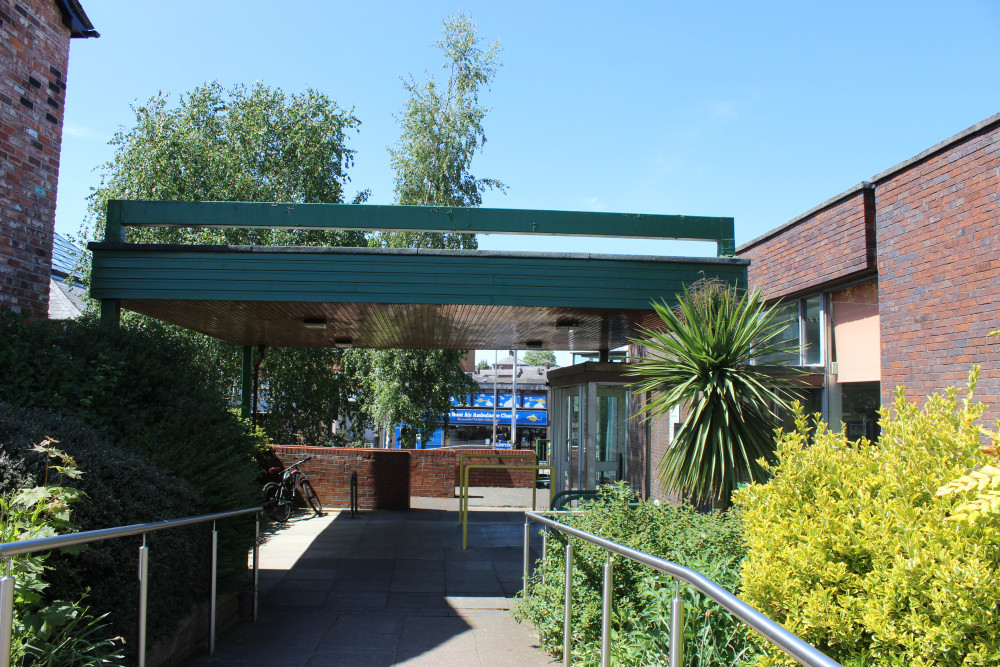 Congleton Library, of Market Square. (Image - Alexander Greensmith / Congleton Nub News) 