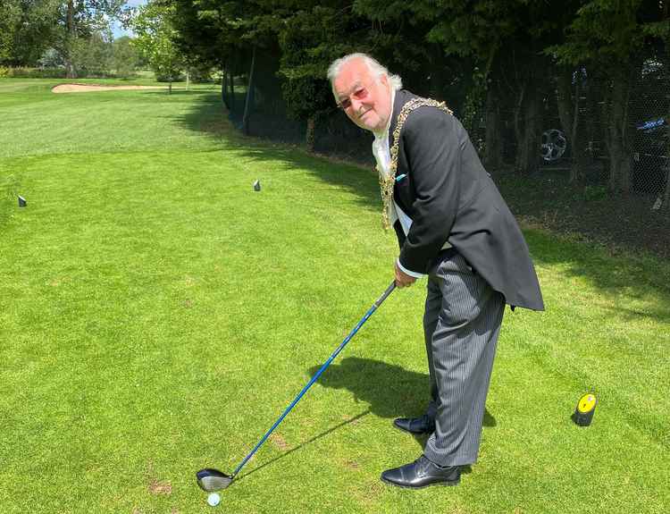 Maldon Town Mayor, Councillor David Ogg at the event