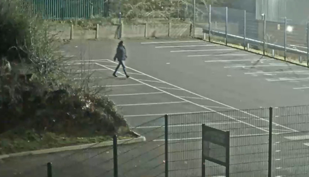 Detectives investigating a serious sexual assault on a girl that happened near Hucknall have released CCTV images of a man they would like to speak to in connection with the incident. Image courtesy of Nottinghamshire Police.