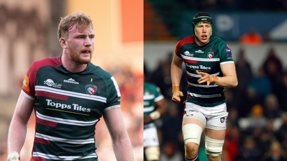 Ollie and Lewis (image courtesy of Leicester Tigers).