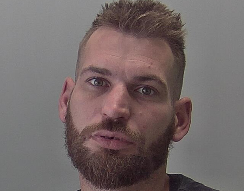 Andrew Fawson deliberately drove into the victim while he was not only disqualified from driving, but also under the influence of drink and drugs (image via Warwickshire Police)