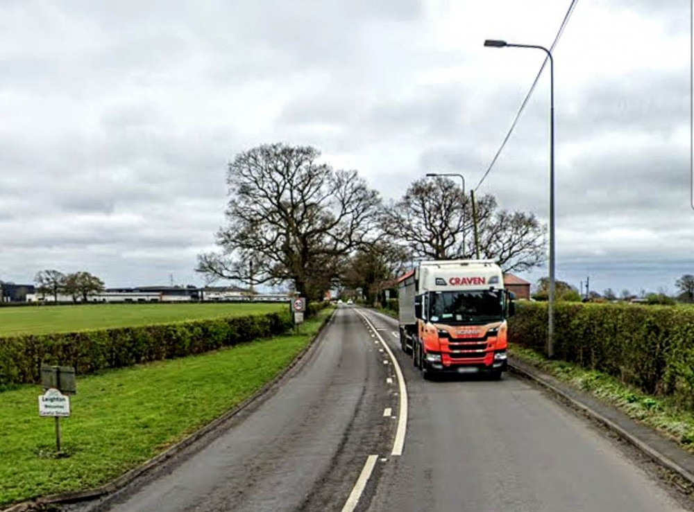 The incident on Middlewich Road, close to the junction with Flowers Lane, happened at 5:31pm on Thursday 2 February (Google).