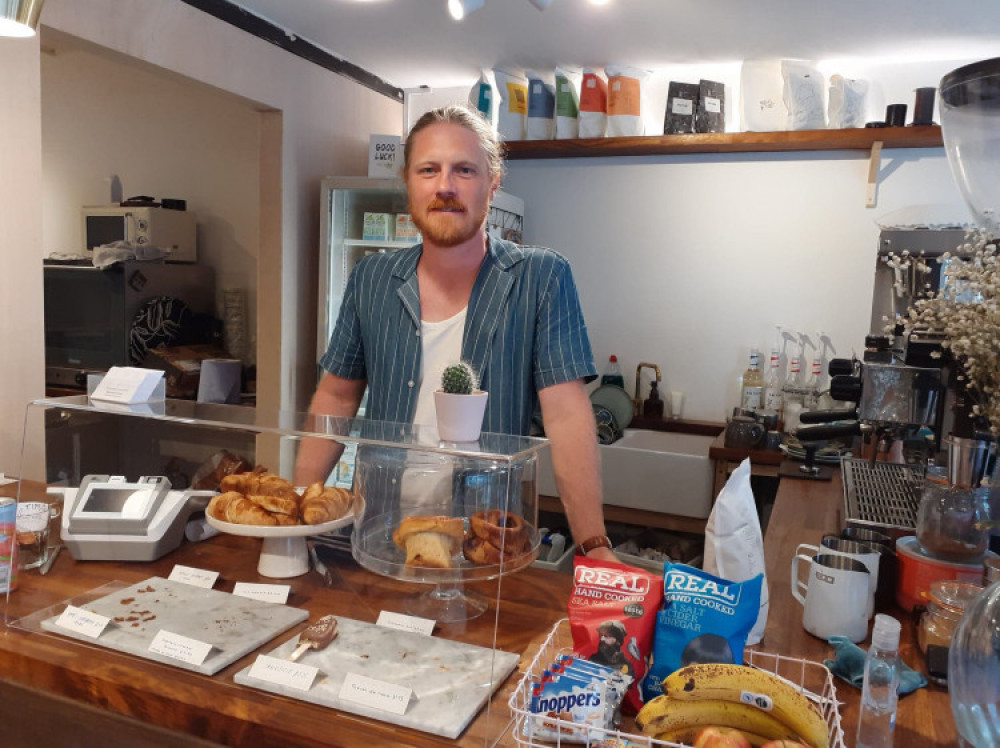 Alex Melhuish, owner of Home Coffee & Studio in Alsager with wife Nikki, is recruiting.