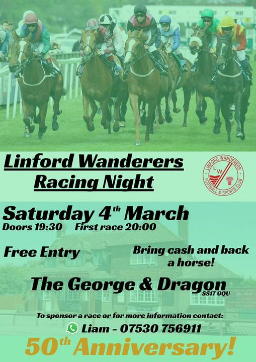 Linford Wanderers Race Night