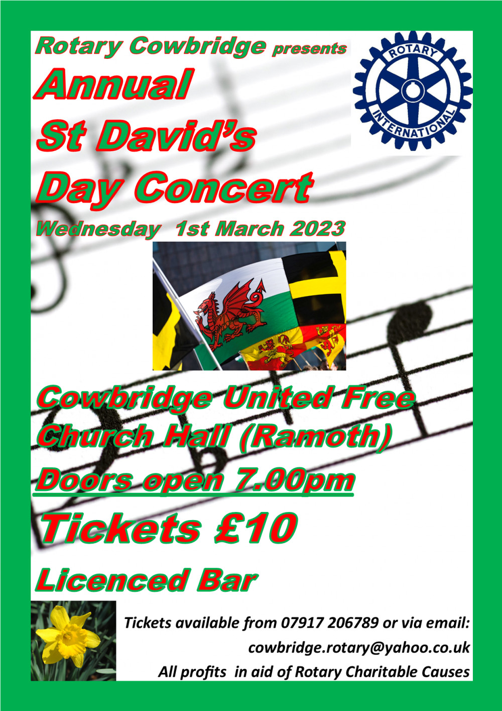 St David's Day concert