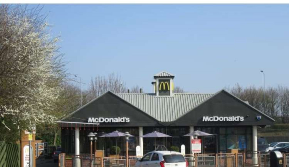 The McDonald's in Fullbridge would have side-by-side lanes under the plans