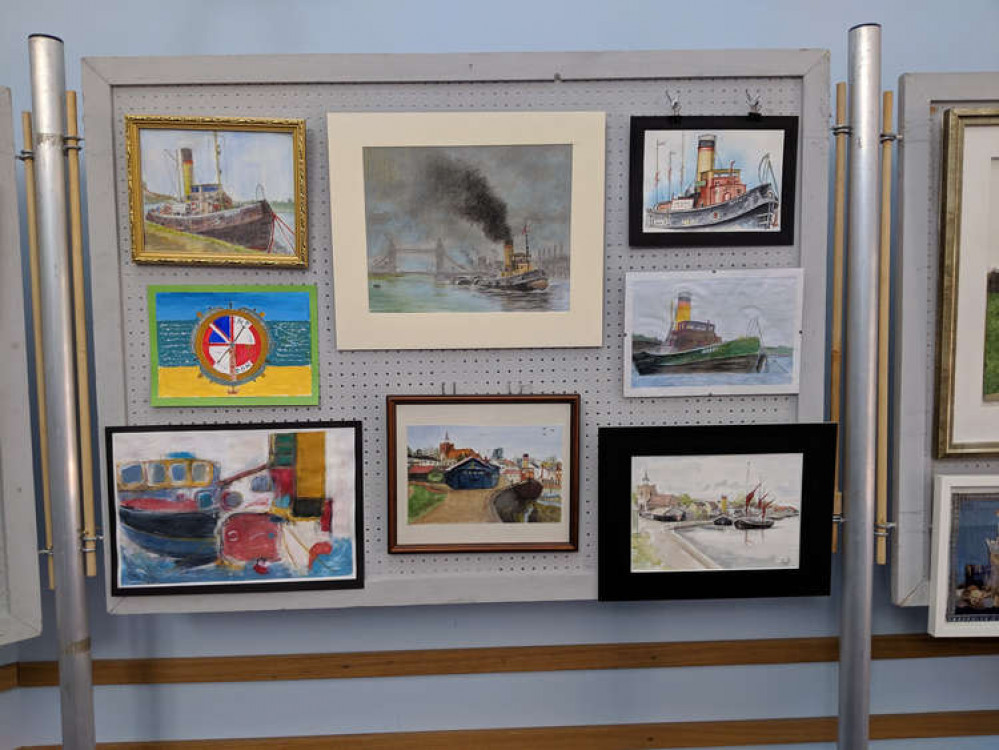 The art exhibition (Credit: Steam Tug Brent of 1945)