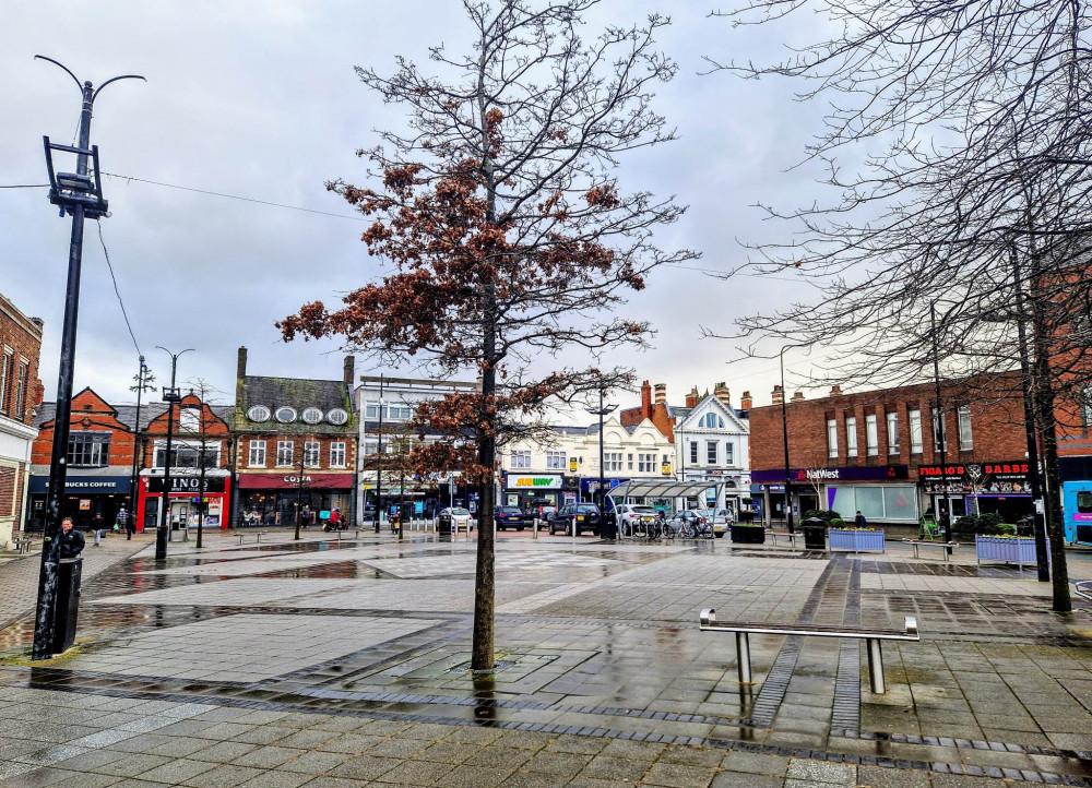 Market Square. Six places in Crewe were awarded a five-star food hygiene rating in January 2023 (Ryan Parker).