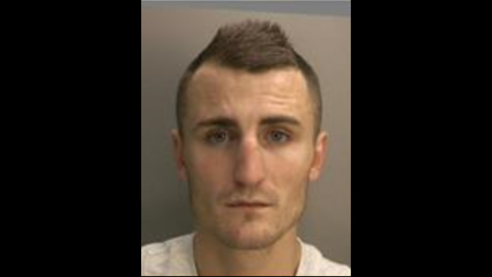 Ben Pountney, 30, and of Swallows Meadow, Solihull pleaded guilty at Warwick Crown Court to one count of sexual assault (image via British Transport Police)