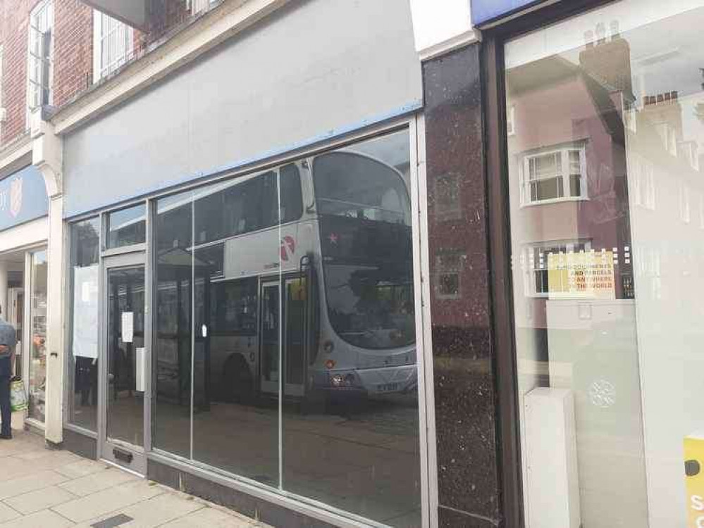 The proposed premises for the new bar on Maldon High Street