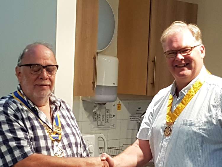 New President Michael Edwards (left) and new President-Elect Simon Burwood