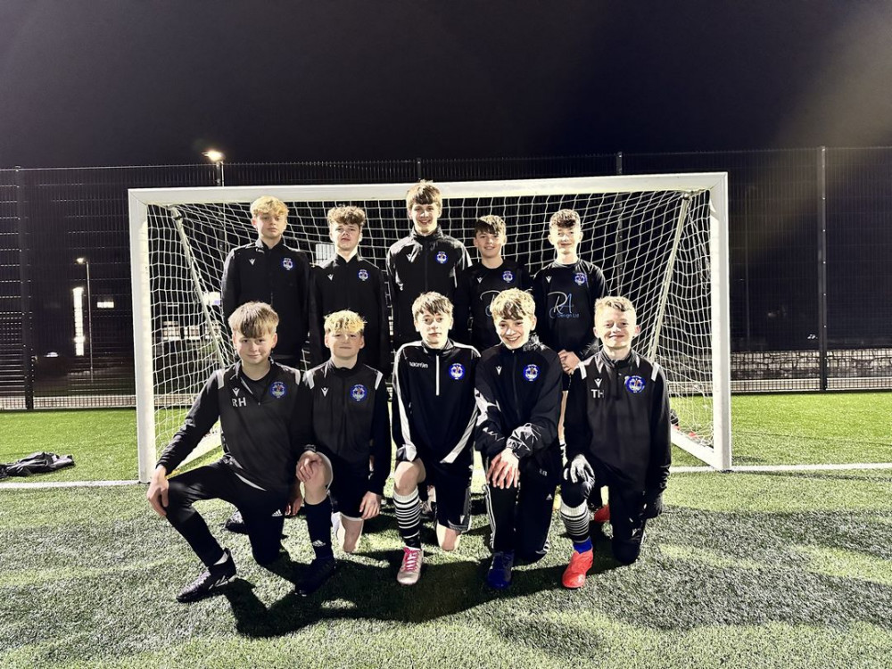 10 of 11 players selected from Helston Athletic Youth U13 Dynamos heading for Germany