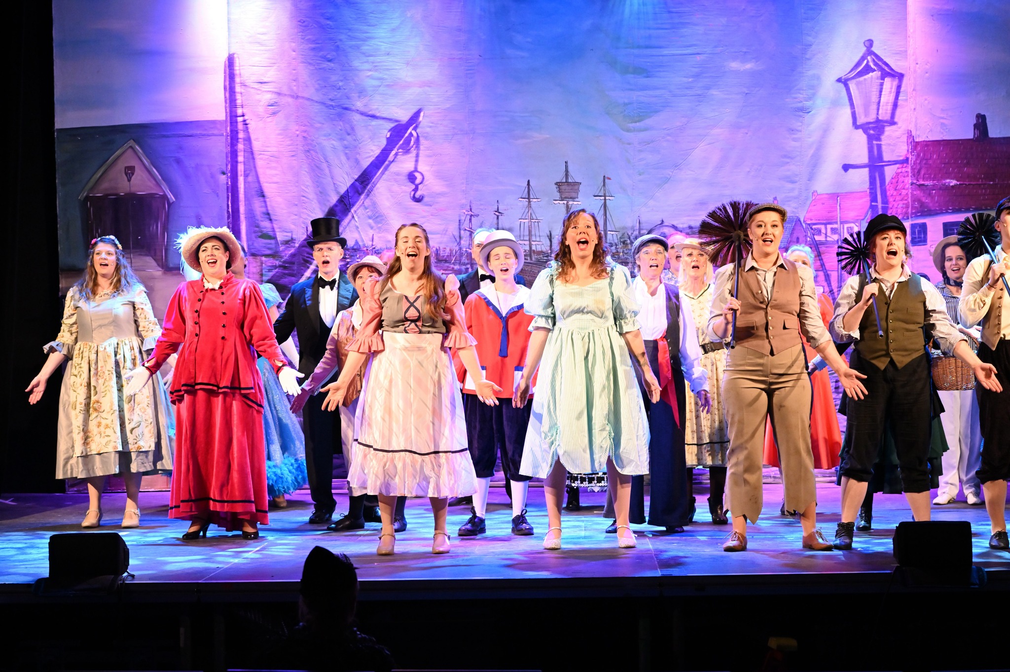 The cast of Peter Pan on stage at the Electric Palace (all photos by Tim Russ Event Photography))