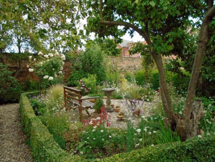 The tranquil and historic Friary Walled Garden