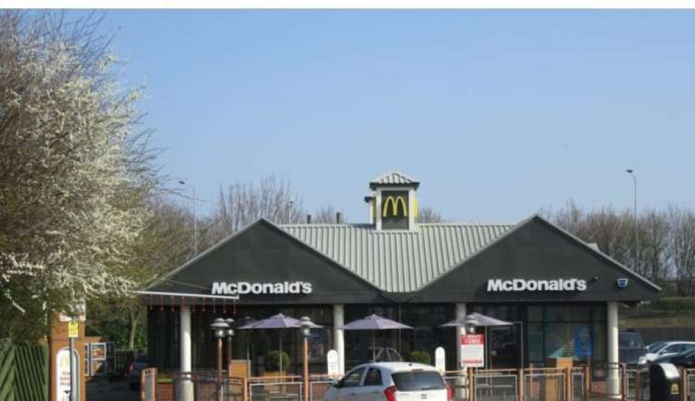 The McDonald's is located on Fullbridge Road